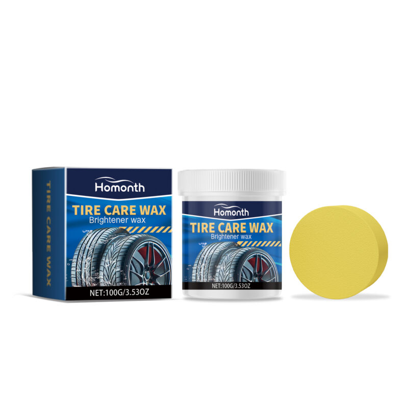 Multi-purpose car tire cleaner removing rust from tire surface