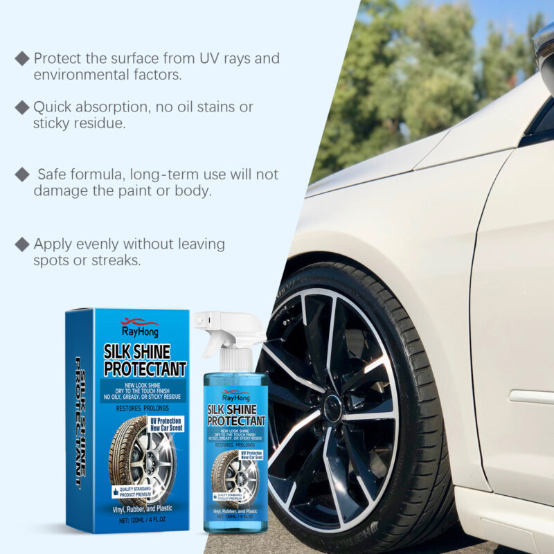 Multi-Purpose Car Tire Cleaner & Wheel Protectant – Fast-Acting, Surface-Safe Formula - Image 3