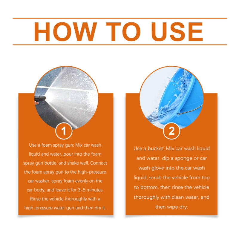 Multi-Purpose Car Wash Liquid – Deep Cleaning, Safe for Surfaces, Car Care - Image 6
