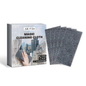 Multi-purpose car windshield cleaner surface-safe microfiber cloth for wet dry decontamination