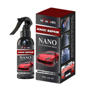 Fast-acting nano car paint protectant spray for shine and rust protection