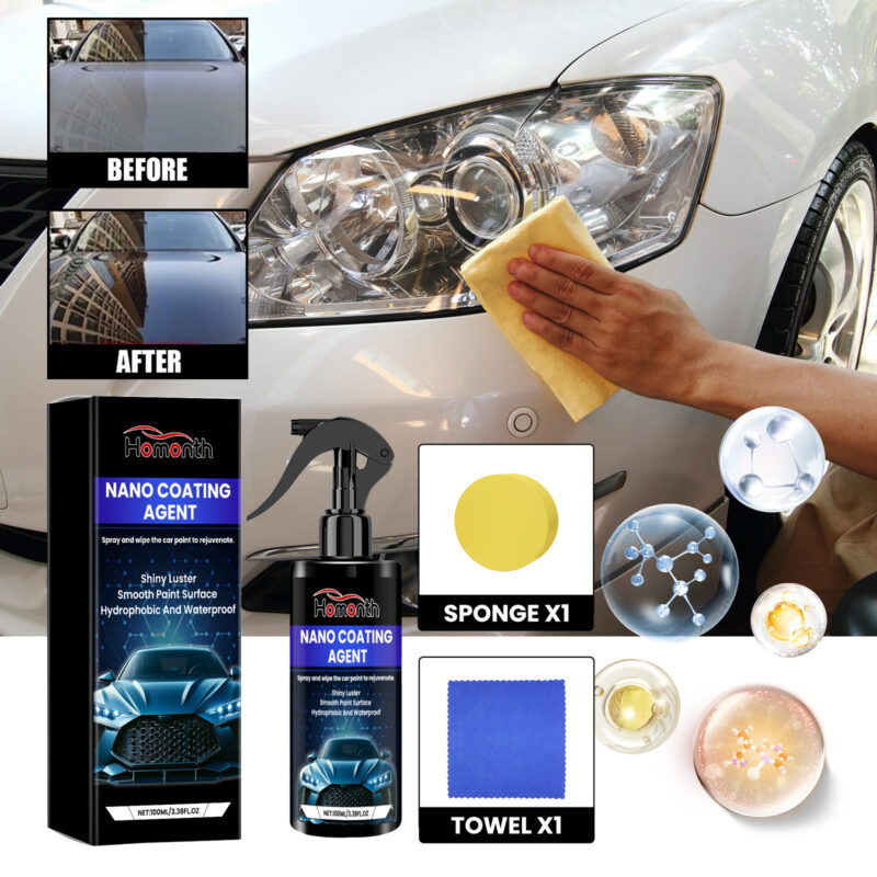 Nano Coating Spray: Car Paint Protection, Brightening & Decontamination – Safe, Long-Lasting - Image 2