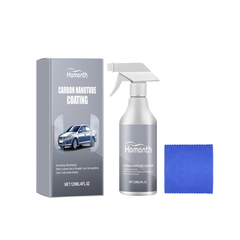 Nano crystal car paint coating for scratch repair and protective shine boost on car exterior