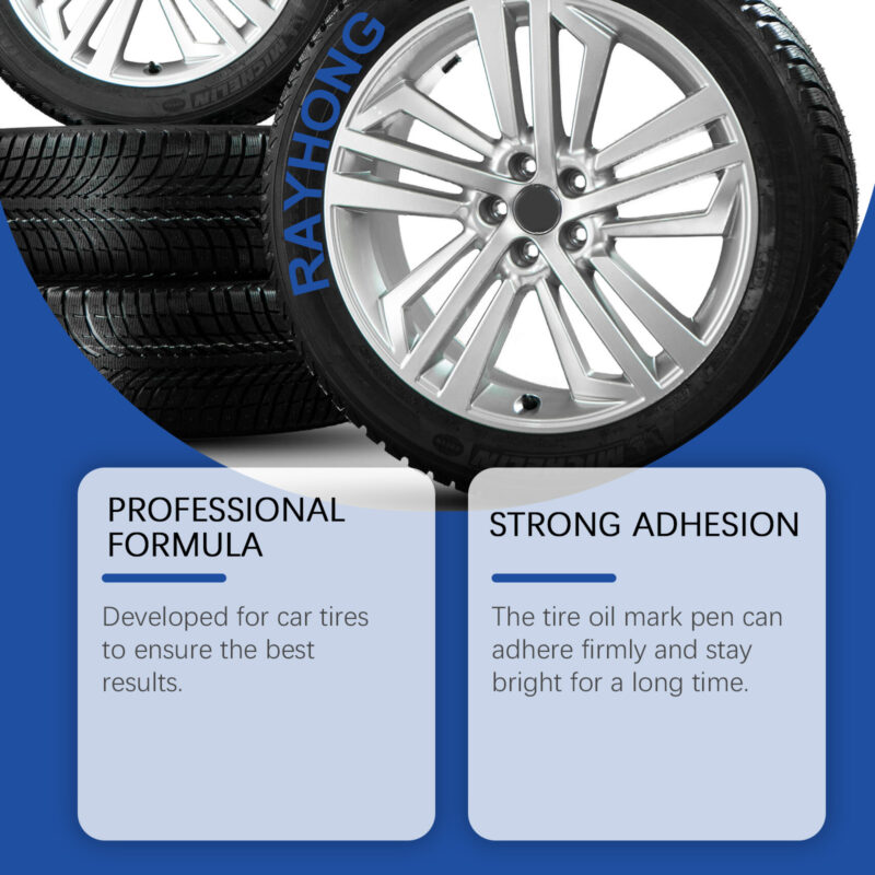 Quick-Drying Car Tire Marker – Durable, Safe Tire Paint for Long-Lasting Marks - Image 3