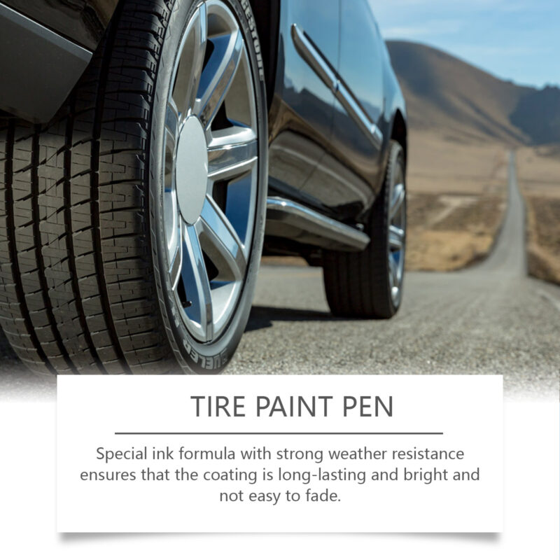 Quick-Drying Car Tire Marker – Durable, Safe Tire Paint for Long-Lasting Marks - Image 4