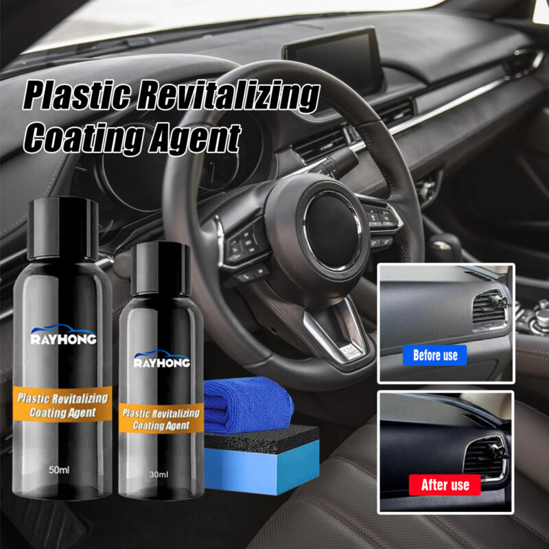 Rayhong 30ml Car Interior Cleaner: Multi-Purpose Protective Coating for Dashboard & Seats - Image 2