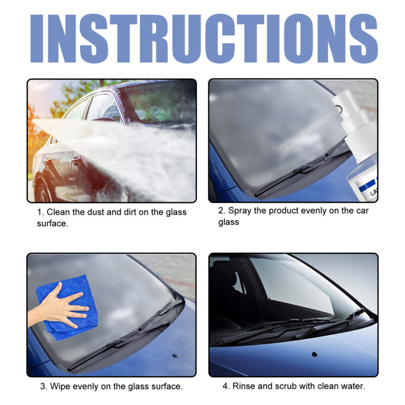 Rayhong 3-in-1 Car Anti-Fog Spray: Multi-Purpose, Safe Glass Cleaner - Image 5