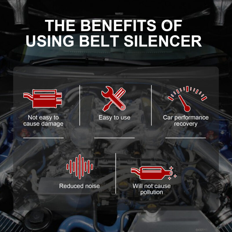 Rayhong Car Belt Silencer: Fast-Acting Noise Reducer & Rubber Belt Protectant - Image 3