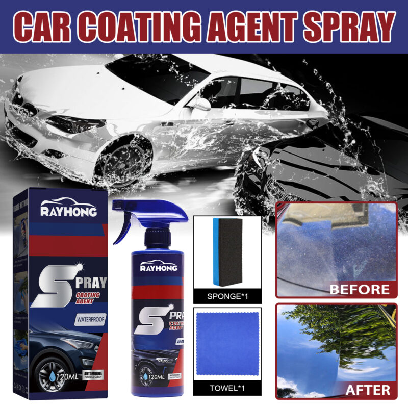 Rayhong Car Coating Spray: Paint Decontamination, Protective Formula, Brightening - Image 2