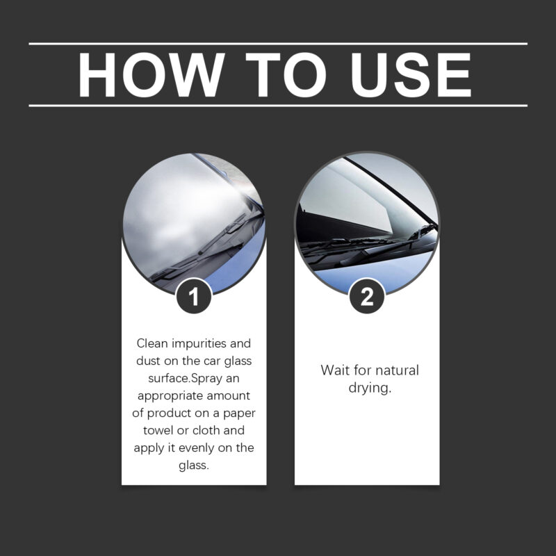 Rayhong Car Glass Anti-Fog Spray: Fast-Acting Windshield Cleaner & Protective Coating - Image 6