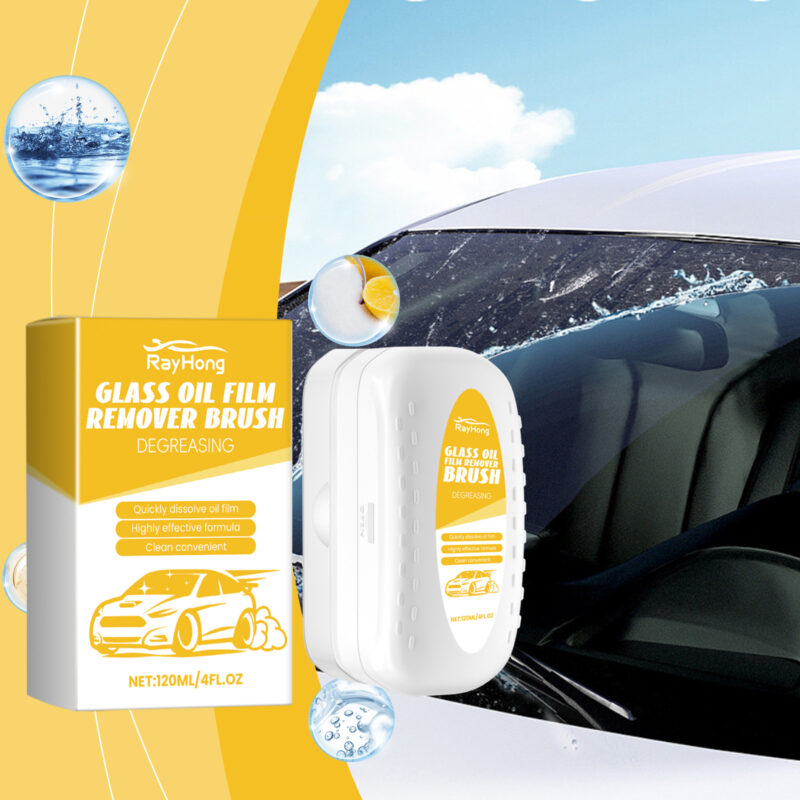 Rayhong Car Glass Cleaner Brush: Multi-Purpose, Surface-Safe Window Cleaning Tool - Image 2