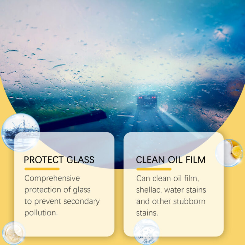 Rayhong Car Glass Cleaner Brush: Multi-Purpose, Surface-Safe Window Cleaning Tool - Image 3