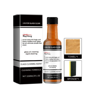 Rayhong Car Glass Cleaner fast-acting oil film remover for windshields