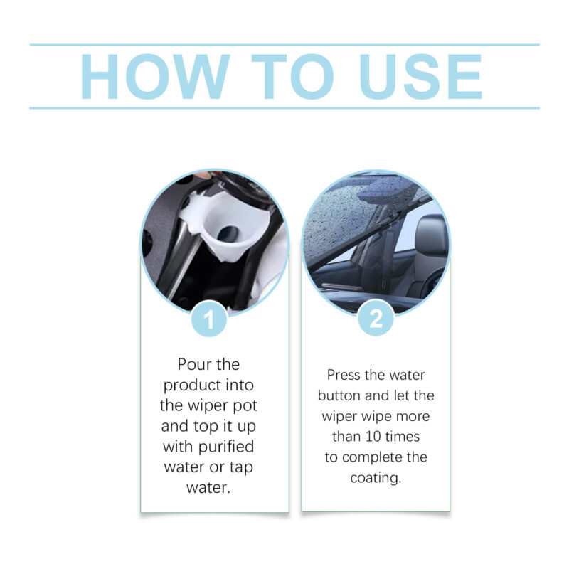 Rayhong Car Glass Cleaner: Multi-Purpose Decontamination Wiper Water, Surface-Safe Formula - Image 6