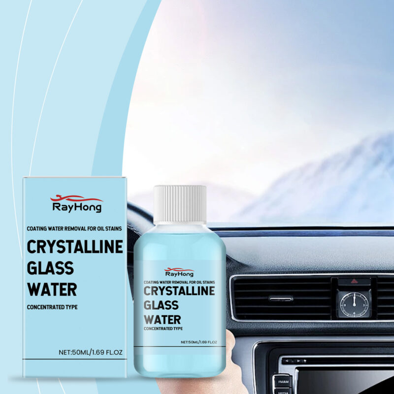 Rayhong Car Glass Cleaner: Multi-Purpose Decontamination Wiper Water, Surface-Safe Formula - Image 2