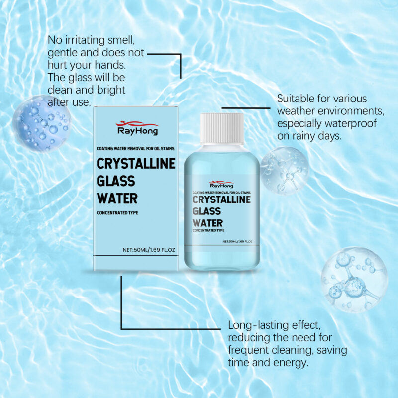 Rayhong Car Glass Cleaner: Multi-Purpose Decontamination Wiper Water, Surface-Safe Formula - Image 4