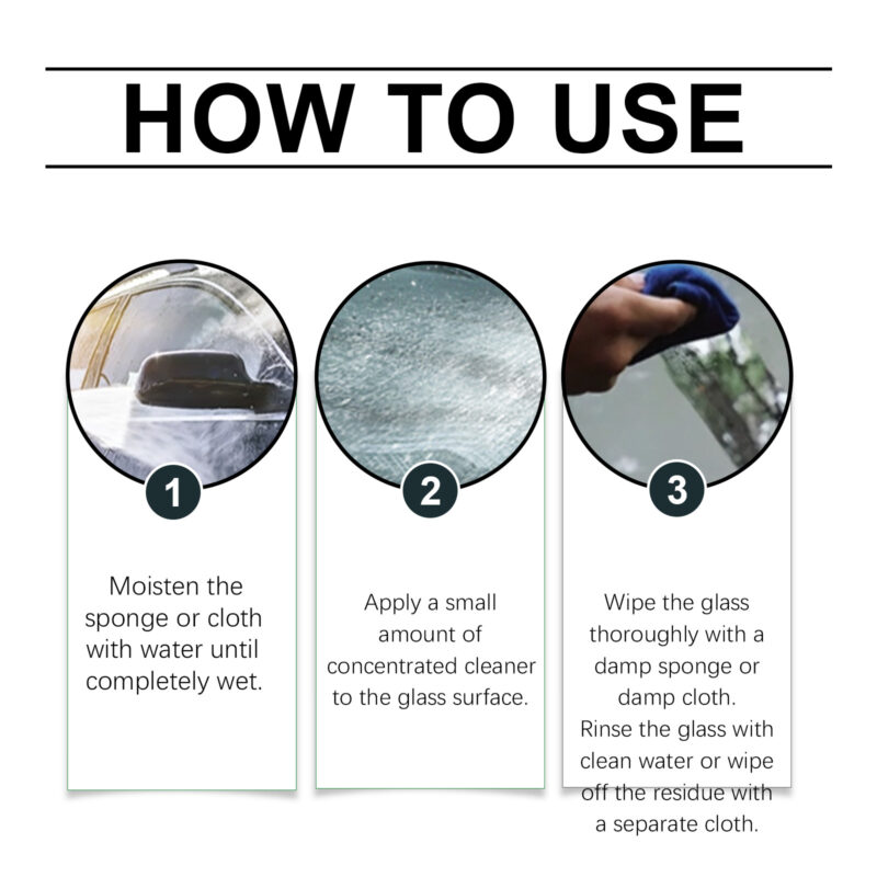 Rayhong Car Glass Cleaner: Fast-Acting Oil Film Remover for Windshields - Image 6