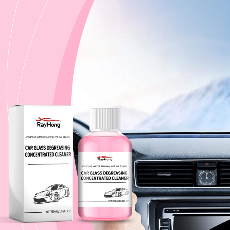 Rayhong Car Glass Cleaner: Fast-Acting Oil Film Remover for Windshields - Image 2