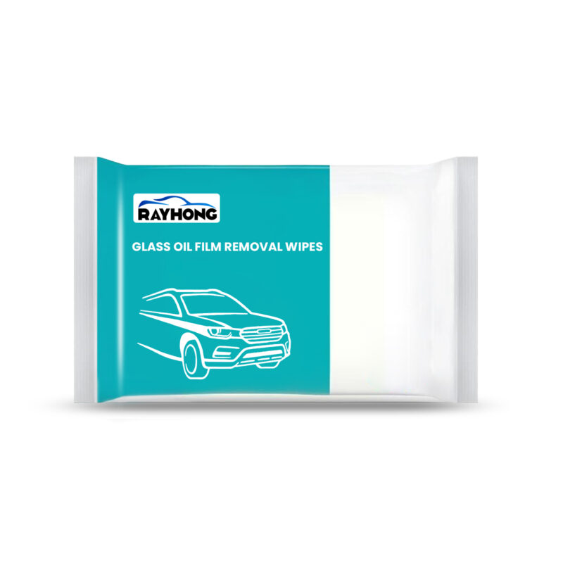 Rayhong Car Glass Cleaner Wipes for effective oil film removal on car windows