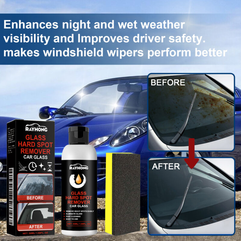 Rayhong Car Glass Hard Spot Remover – Fast-Acting, Safe Scratch Repair Polish - Image 4