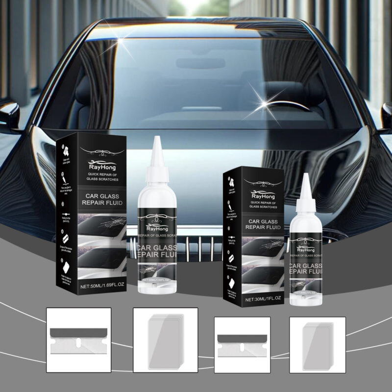 Rayhong Car Glass Repair Adhesive – Rapid Crack Fix, Surface-Safe Formula (50ml) - Image 2
