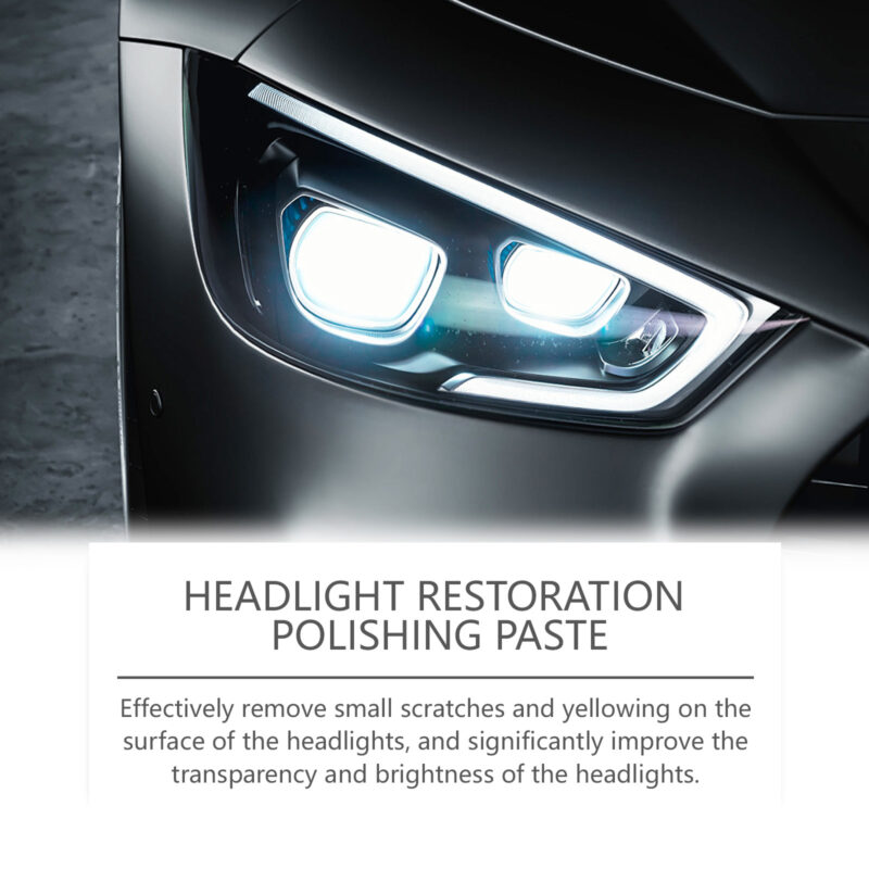 Rayhong Car Headlight Polishing Paste: Yellow Stain Remover, Fast-Acting Restoration - Image 3