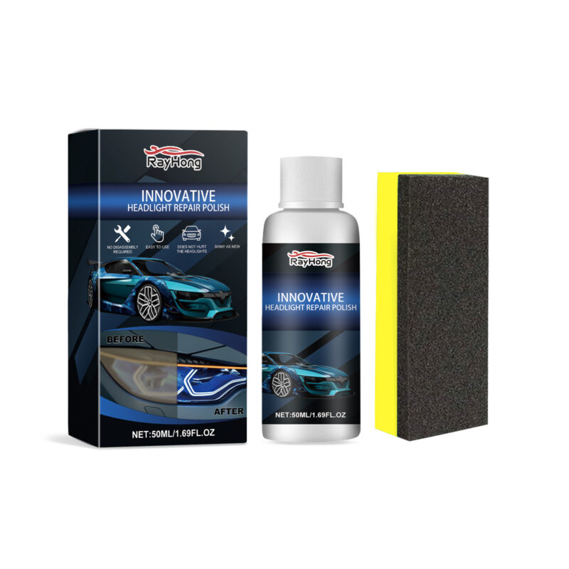 Rayhong car headlight repair liquid fast-acting crystal coating for headlight refurbishment 50ml