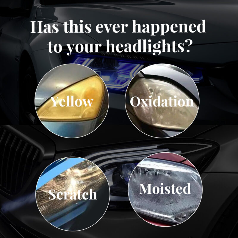 Rayhong Car Headlight Restorer: Fast-Acting Oxidation Remover, Scratch Repair & Brightening Formula - Image 3