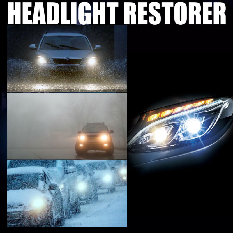 Rayhong Car Headlight Restorer: Fast-Acting Oxidation Remover, Scratch Repair & Brightening Formula - Image 4