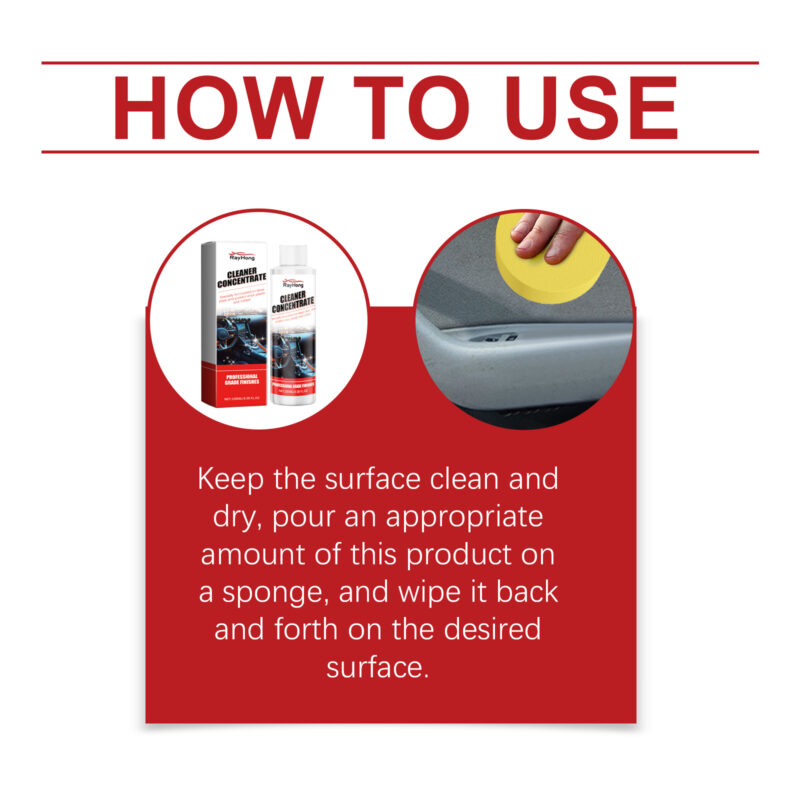 Rayhong Car Interior Cleaner: Anti-Scratch Plastic Retreader, Protective Formula - Image 6