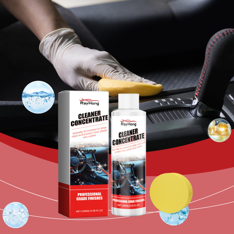 Rayhong Car Interior Cleaner: Anti-Scratch Plastic Retreader, Protective Formula - Image 2
