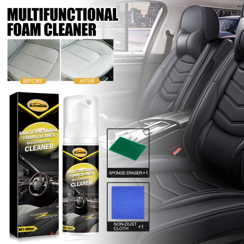 Rayhong Car Interior Cleaner - Multi-Purpose Fast-Acting | Cleans Interiors, Rust Safely - Image 2