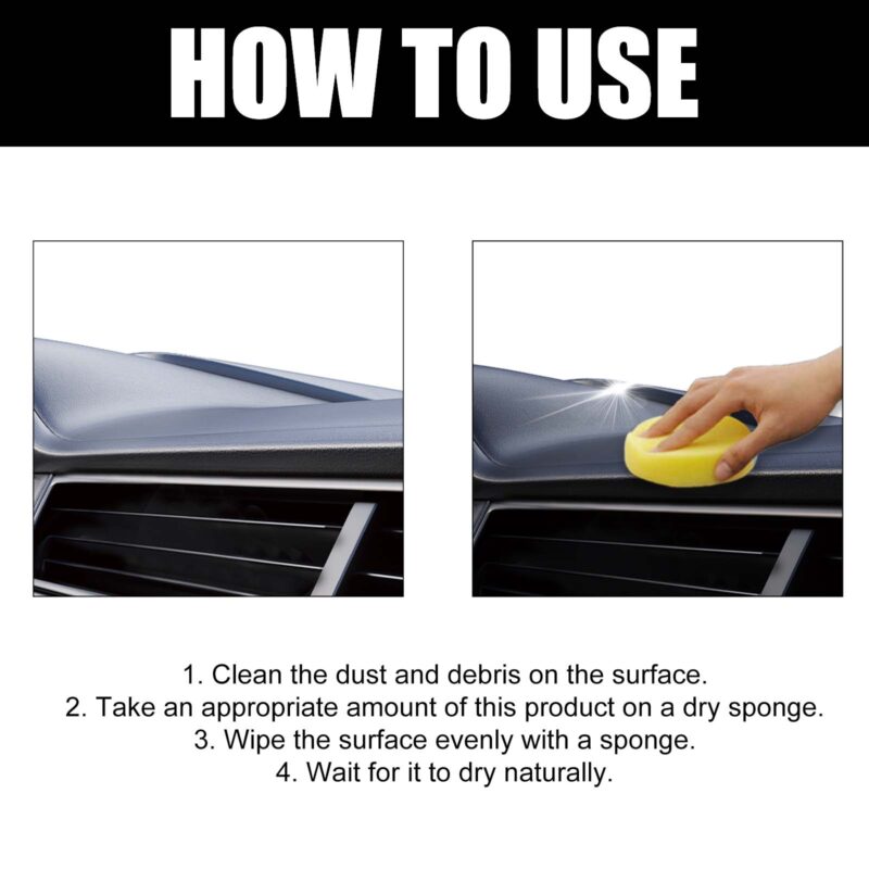 Rayhong Car Interior Cleaner Paste: Protective Anti-Dust Polish, Multi-Purpose Surface Safe - Image 5