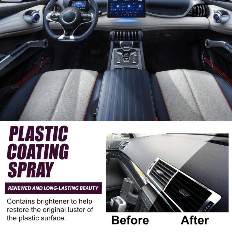 Rayhong Car Interior Cleaner Spray – Multi-Purpose, Fast-Acting, Safe for Plastic Surfaces - Image 3