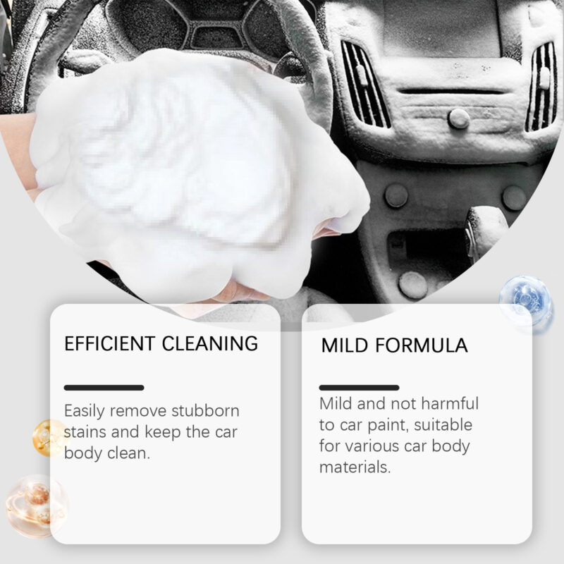 Rayhong Car Interior Foam Cleaner – Multi-Purpose, Fast-Acting, Surface-Safe - Image 3