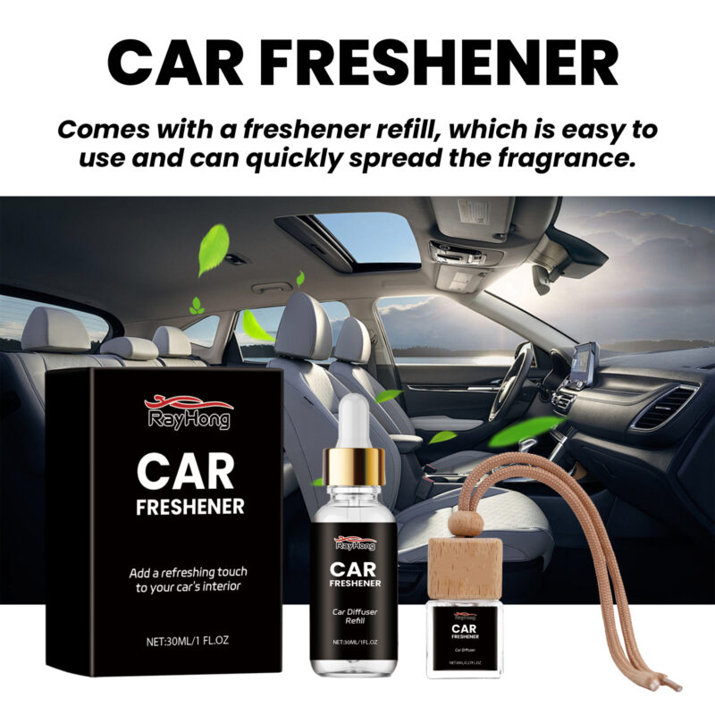 Rayhong Car Interior Freshener: Long-Lasting Fragrance & Odor Eliminator (Aromatherapy) - Image 3
