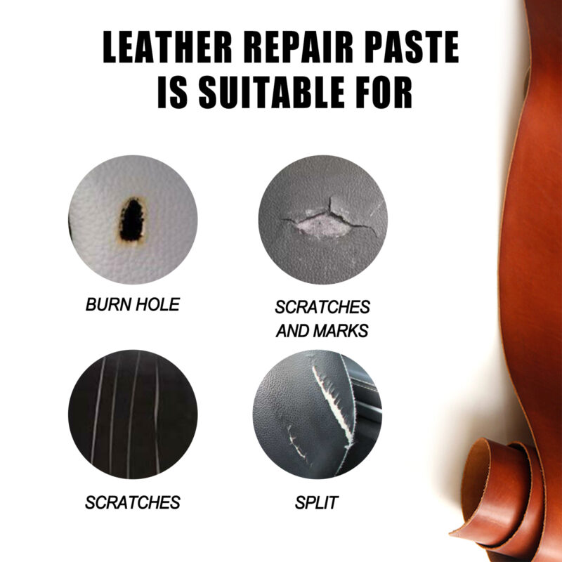 Rayhong Car Leather Repair Cream: Multi-Purpose Scratch & Hole Filler, Fast-Acting - Image 4