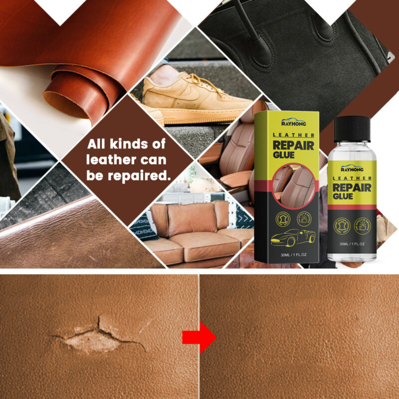 RAYHONG Car Leather Repair Glue – Fast-Acting, Surface-Safe Scratch & Crack Repair Formula - Image 4