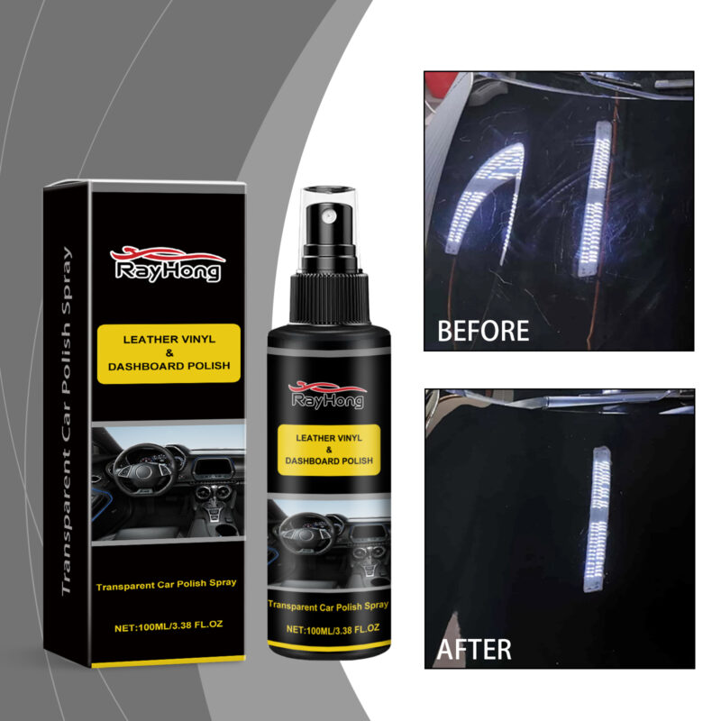 Rayhong Car Paint Polish Spray: Scratch Repair, Protective Formula, Multi-Purpose Care - Image 2