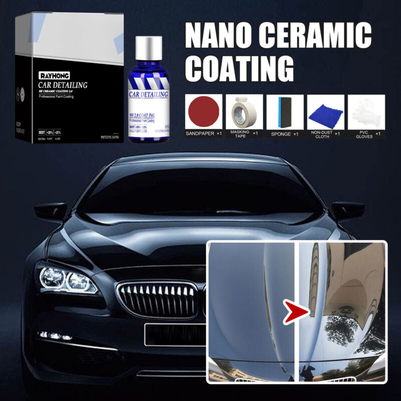 Rayhong Car Paint Protection: Hydrophobic Coating, Waterproof Nano Formula - Image 3