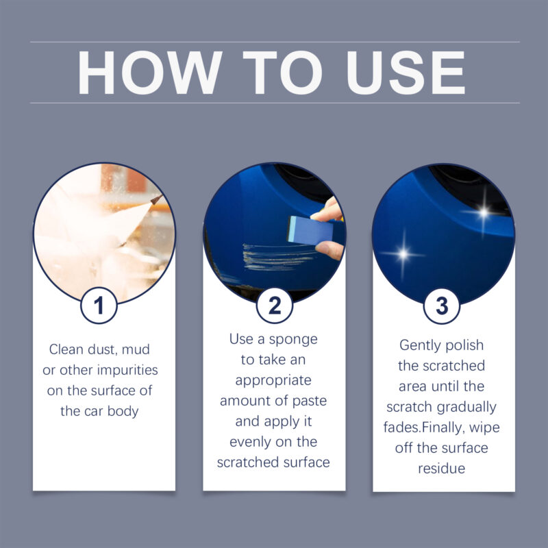 Rayhong Car Paint Repair Wax: Scratch Remover, Rust Cleaner, Safe Formula - Image 6