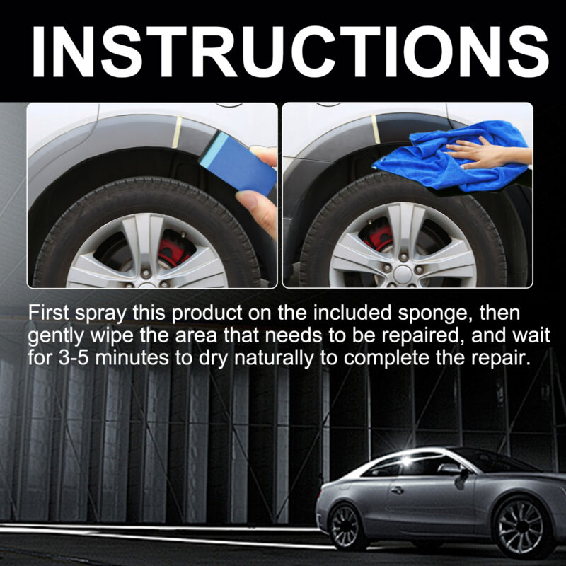 Rayhong Car Plastic Restorer – Multi-Purpose, Fast-Acting Interior Cleaner, Surface-Safe Formula - Image 6