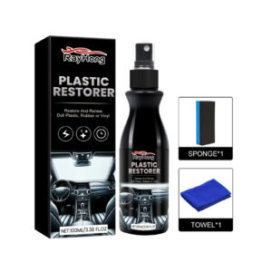 Rayhong Car Plastic Restorer multi-purpose fast-acting interior cleaner with surface-safe formula