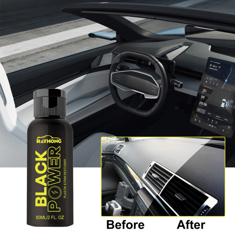 Rayhong Car Plastic Restorer: Multi-Purpose, Safe Formula for Interior Shine & Rust Protection - Image 2