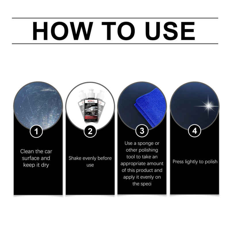 Rayhong Car Polish: Multi-Purpose, Fast-Acting Paint Decontamination & Scratch Repair - Image 6