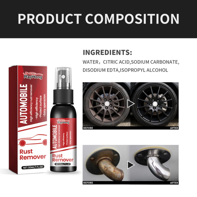 Rayhong Car Rust Remover: Fast-Acting, Multi-Purpose Rust Cleaner with Protective Formula - Image 5