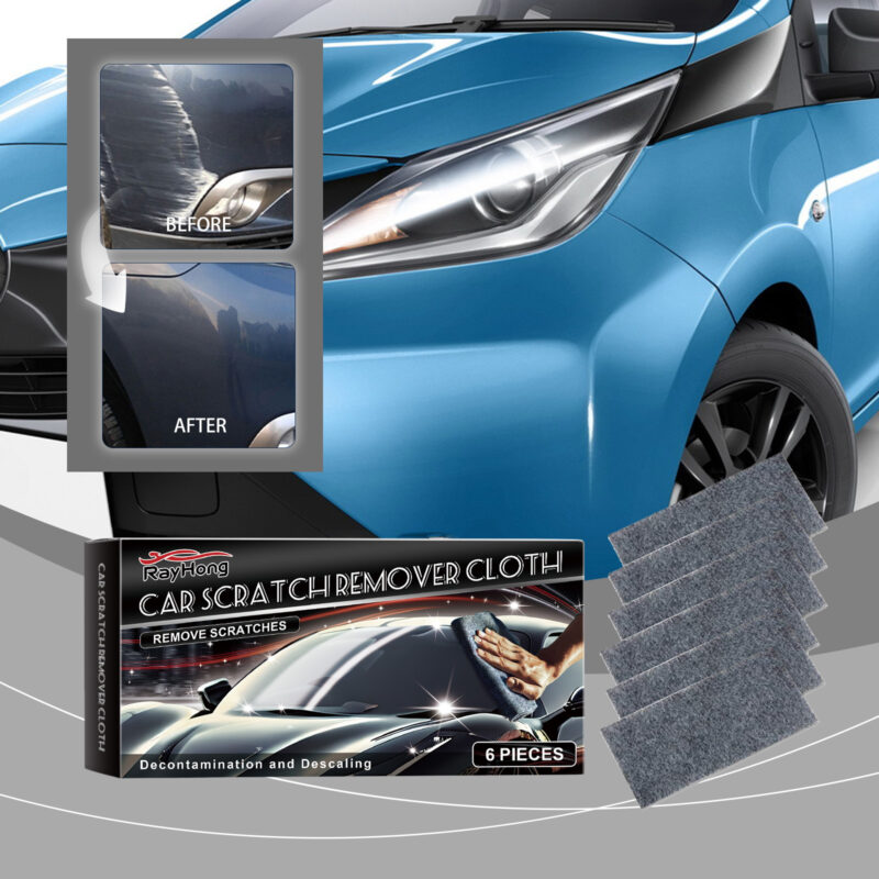 Rayhong Car Scratch Remover Cloth - Fast-Acting, Safe Paint Cleaner for Portable Scratch Repair - Image 2