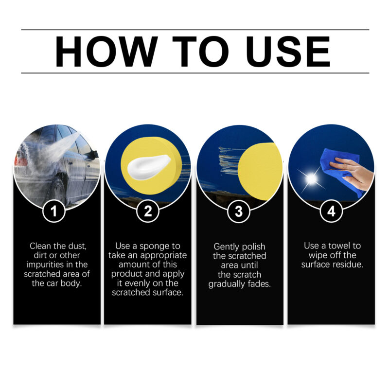 Rayhong Car Scratch Remover: Quick, Safe Paint Repair Paste - Image 6