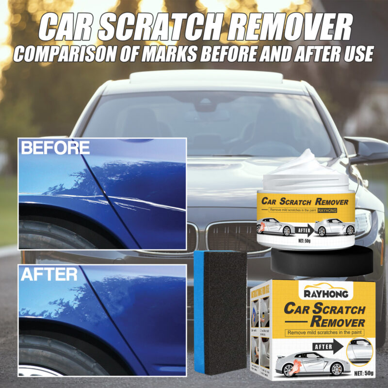 Rayhong Car Scratch Remover: Fast-Acting, Surface-Safe Automotive Repair Cream - Image 2