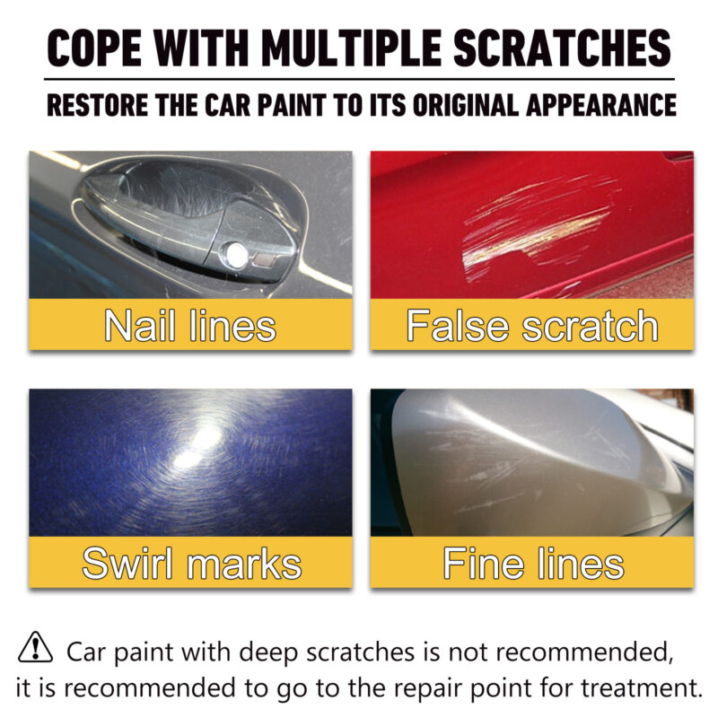 Rayhong Car Scratch Remover: Fast-Acting, Surface-Safe Automotive Repair Cream - Image 3